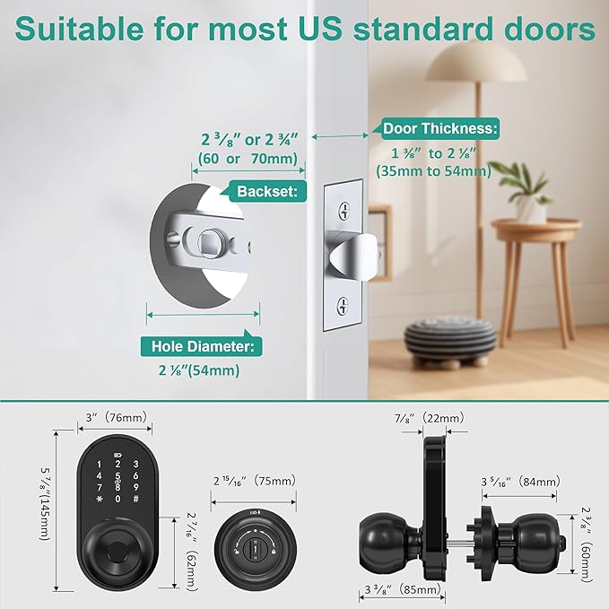 Smart Door Lock Keyless Entry Door Lock
