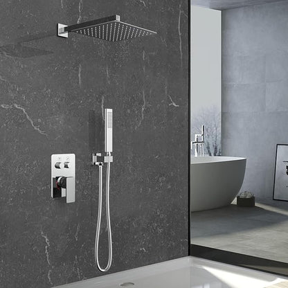 Iriber Chrome Shower System Wall Mount