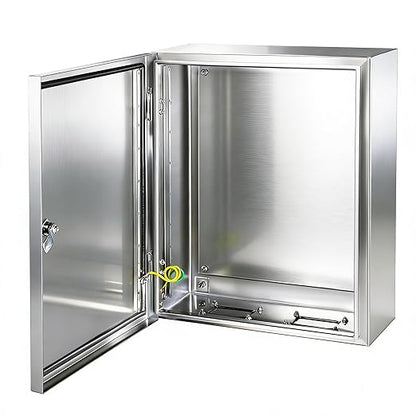 Electrical Enclosure 12x10x6, 304 Stainless Steel Enclosure IP66 Waterproof and