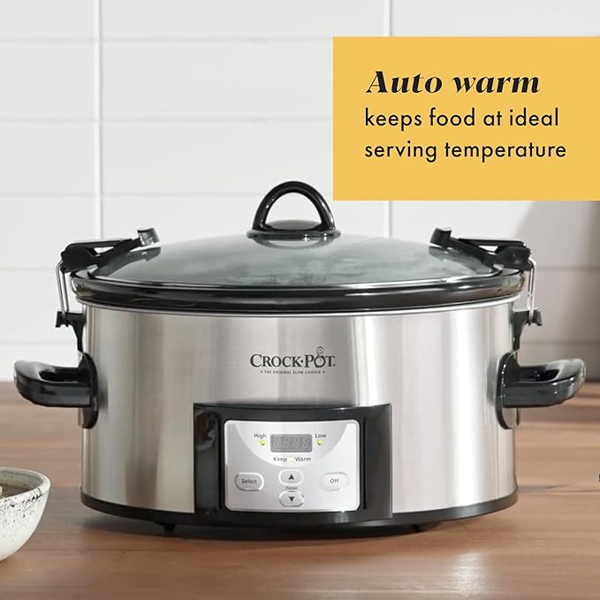 Crock-Pot 6 Quart Cook & Carry Programmable Slow Cooker