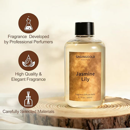 Jasmine Lily Scented Reed Diffuser Oil Refill