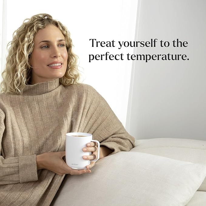 Ember Temperature Control Smart Mug 2, 14 Oz, App-Controlled Heated Coffee Mug