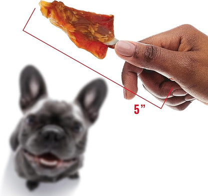 Good 'n' Fun Triple Flavor Wings, 24 Ounces, Rawhide Snack for All Dogs Made with Real Chicken, Pork Hide and Beef Hide