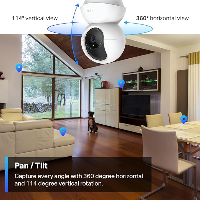 Tapo TP-Link 2K Pan Tilt Security Camera