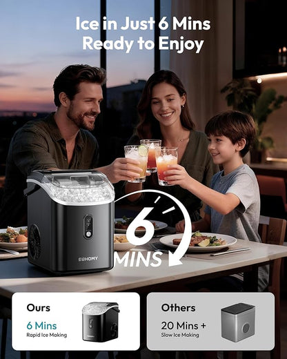 EUHOMY Nugget Ice Maker Countertop