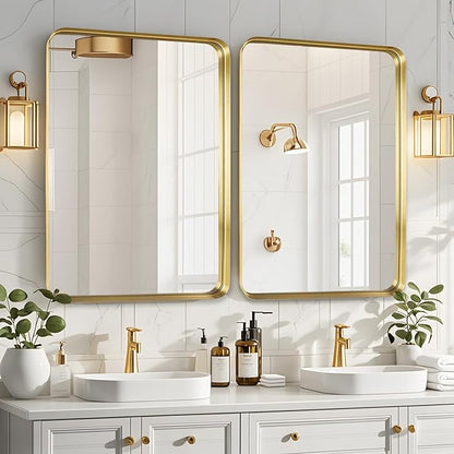 Fabuday Gold Bathroom Mirror