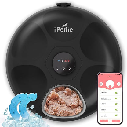 iPettie Donut Frost WiFi 6 Meal Automatic Cat Food Dispenser