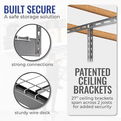 SafeRacks Overhead Garage Storage Rack