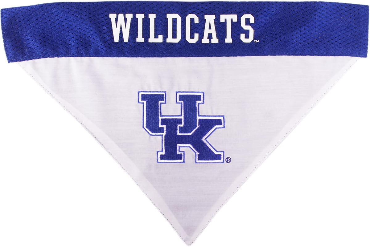 Pets First Collegiate Pet Accessories, Reversible Bandana, Kentucky Wildcats Size XX-Large