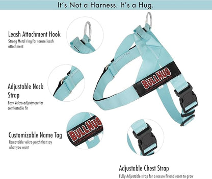 Adjustable Dog Harness– No Pull, No Choke – for English Bulldogs, French Bulldogs, Pugs & Broad-Chested Breeds – Easy, Safe Walks (Bumble BEE, XS)