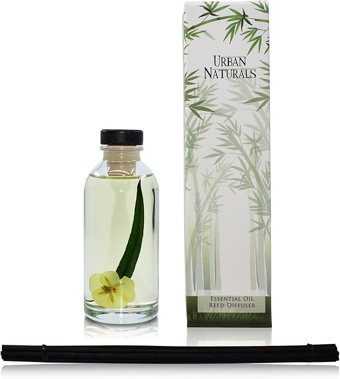 Urban Naturals Lemongrass Verbena Reed Diffuser Scented Sticks Set | Mind &