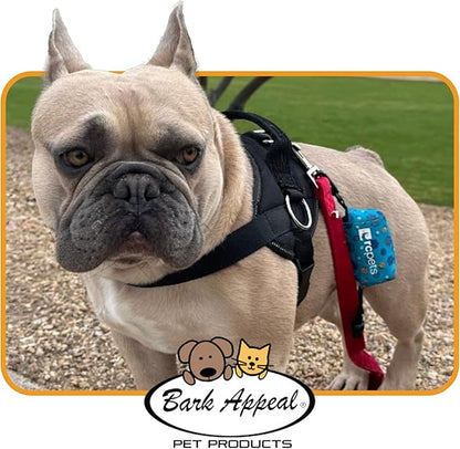 Bark Appeal Pink Camo No-Pull Dog Harness for Small to Medium Sized Pets – Adjustable, Reflective Vest with 3 Leash Clips for Added Control, Easy Walks & Training – Medium