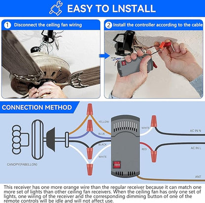Universal Ceiling Fan Remote Control Kit