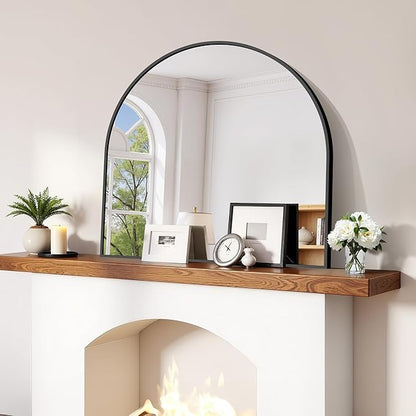 CIRCUMI Arched Wall Mirror, Metal Frame, Large Size