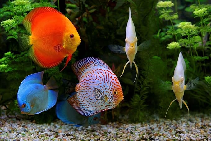 Aquatic Foods Inc. Plankton, Freeze Dried Pacific Plankton for All Marine Fish, Corals, Anemones, All Tropical Fish, Cichlids, Discus, Tetras, Goldfish, Koi & Pond Fish…3.3oz Clear Bag