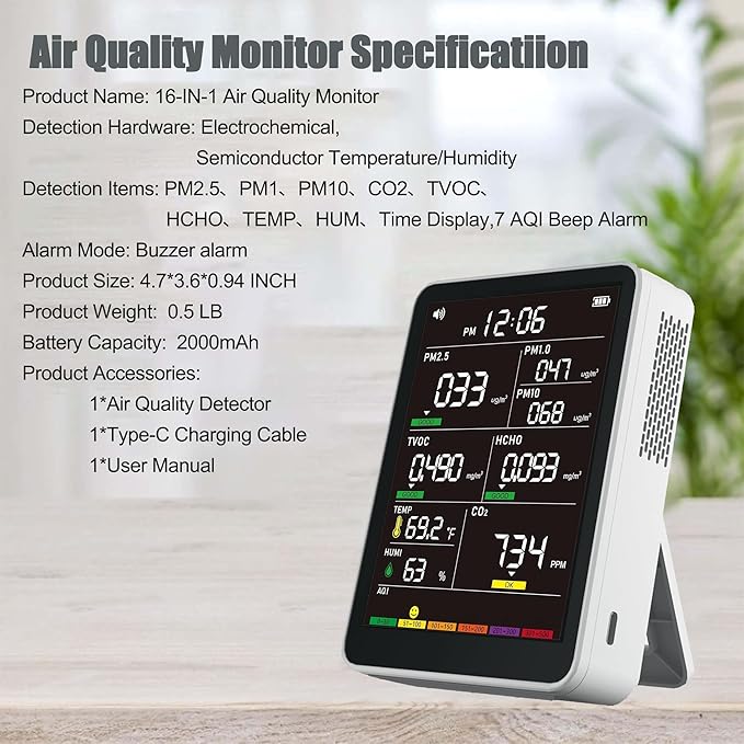 Professional Indoor Air Quality Monitor