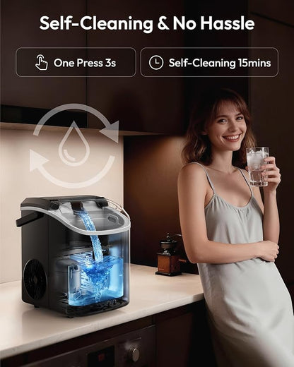 EUHOMY Nugget Ice Maker Countertop
