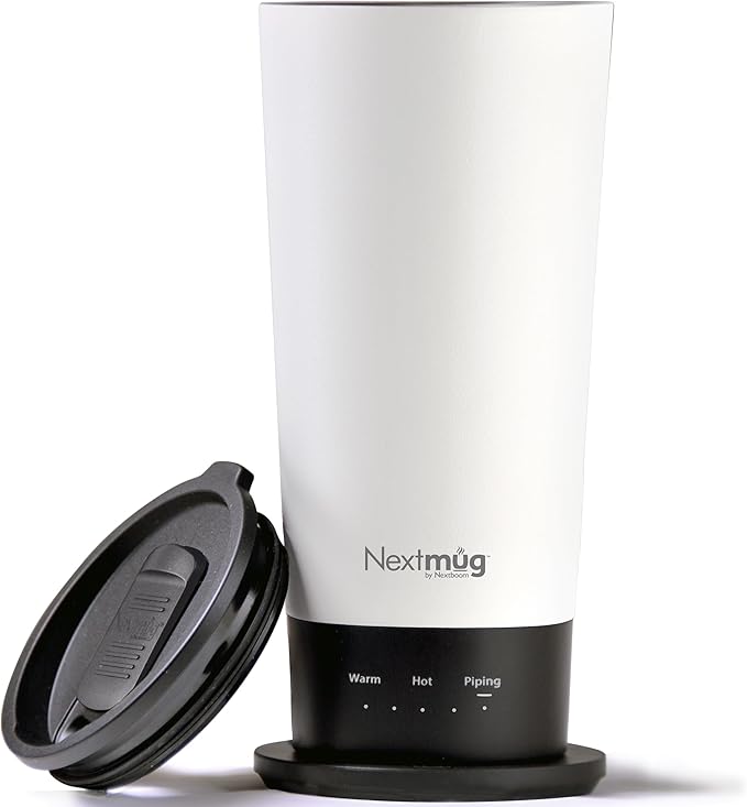 Nextmug Go - Temperature-Controlled, Self-Heating Travel Mug
