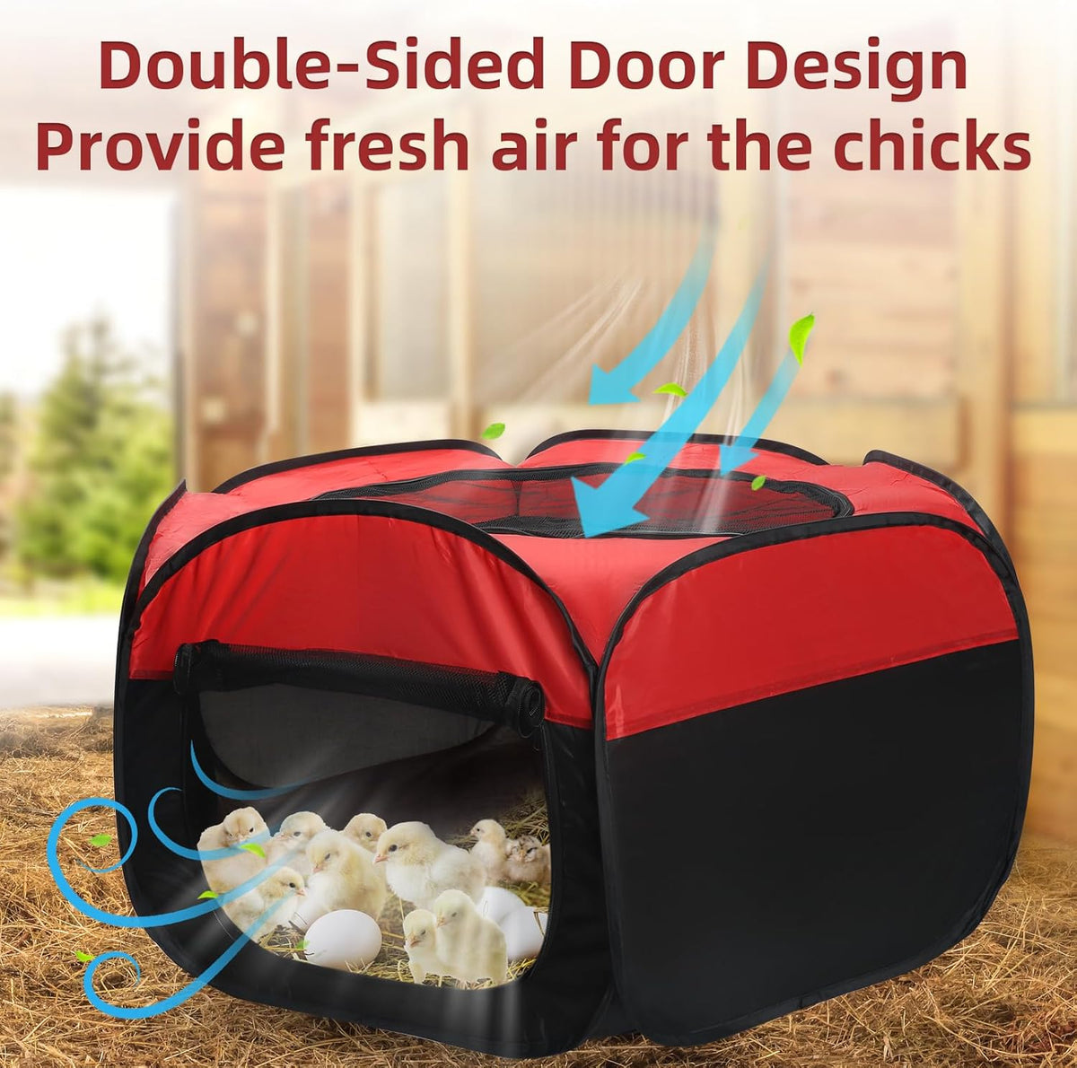Chicken Brooder Box for Chick Starter Kit, 12.8 * 17.8 inch Large Brooder Heating Plate, Brooding Up to 30 Baby Chicks, Chicks Feeder＆Waterer, Nesting Pad, Perch, All-in-1 Chicken Brooder Set