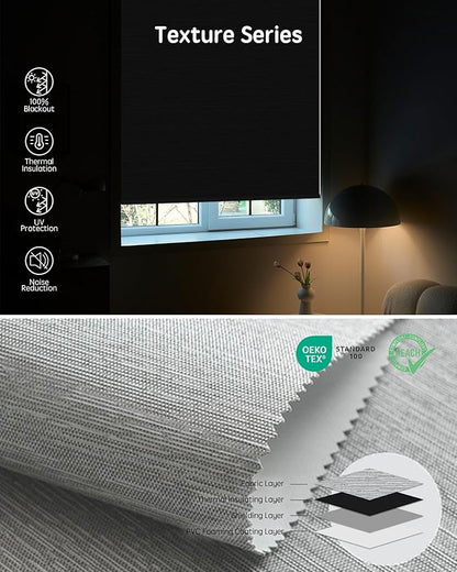 Yoolax Motorized Blinds with Remote, Smart Blinds