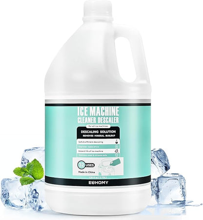 EUHOMY Max 33 Uses Ice Machine Cleaner Descaler, 128 Fl OZ Ice Maker Cleaner