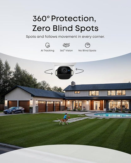 eufy Security SoloCam E42 2-Cam Kit, 4K Security Camera Wireless Outdoor