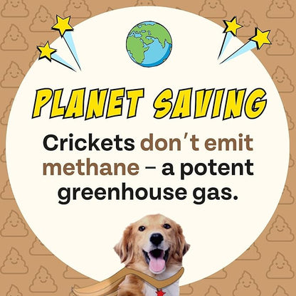 Peanut Butter Dog Treats, Healthy Puppy Treat, Pumpkin, Cricket, Gift for Pet Lovers, Natural Dog Snacks, Hypoallergenic, Gut-Healthy, Medium and Large Dogs, Sustainable Products