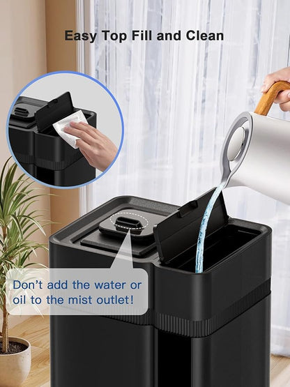 Zeova 13L/3.4Gal Humidifiers for Bedroom, Ultrasonic Warm & Cool Mist