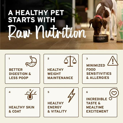 Primal Freeze Dried Raw Dog Food Nuggets, Duck, Complete & Balanced Meal, Also Use as Topper or Treat, Premium, Healthy, Grain Free, High Protein Raw Dog Food, 5.5 oz