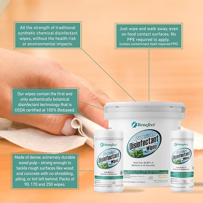 Benefect Botanical Disinfecting Wipes