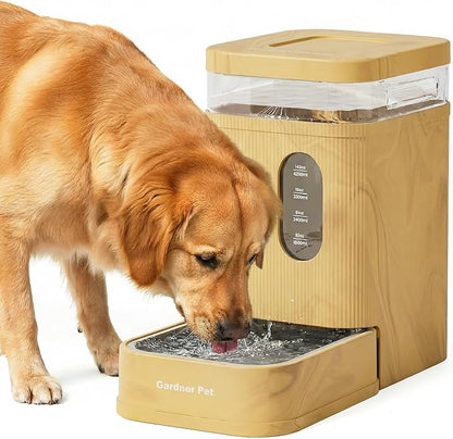 Gardner Pet 1.7 Gallon Automatic Dog Water Bowl Dispenser 6.5L Gravity Water