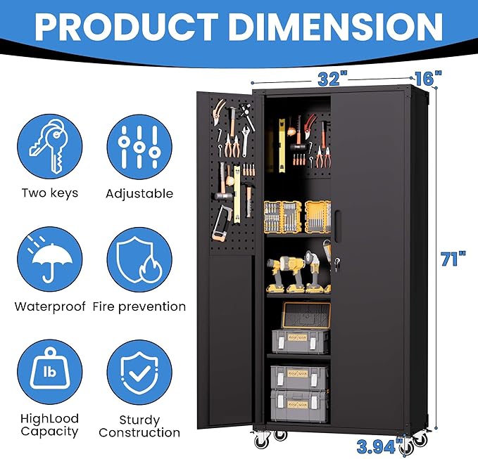 Garage Metal Storage Cabinet