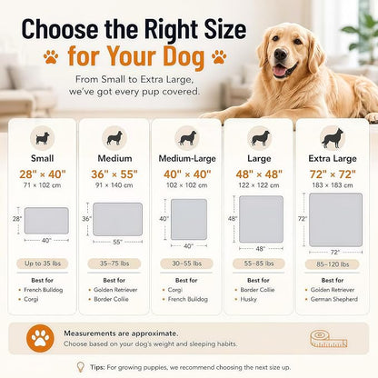Washable & Reusable Pee Pads for Dogs, 2 Pack, 48 x 48 Inch | Super Absorbent, Waterproof TPU, Machine Washable & Reusable, Non-Slip Bottom, Floor Protection