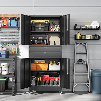Letaya Metal Garage Storage Cabinet