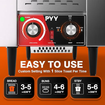PYY Commercial Conveyor Toaster