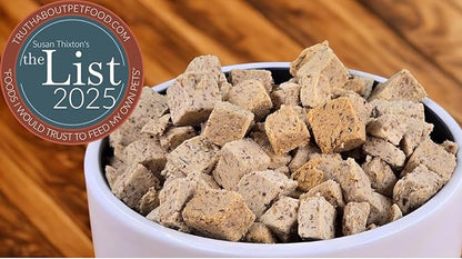 Shepherd Boy Farms Freeze Dried Raw Dog Food, Fish Medley Recipe, All Natural, No Synthetics, Made in USA with Goat's Milk & Organic Produce, High Protein, Complete Meal (48oz)