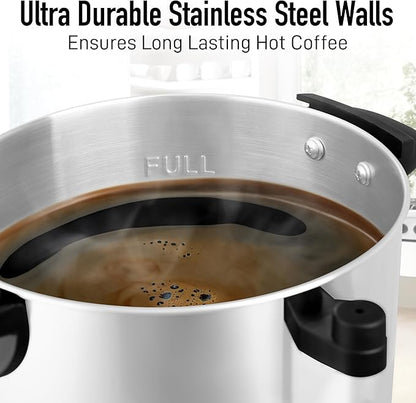 Zulay Commercial Coffee Maker Stainless Steel