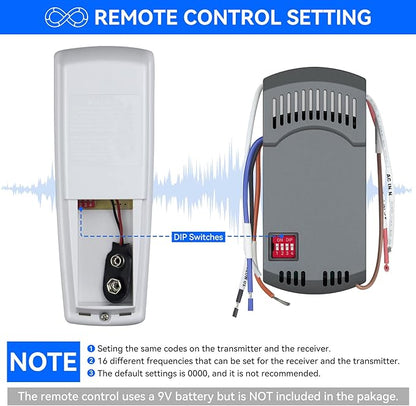 Universal Ceiling Fan Remote Control Kit