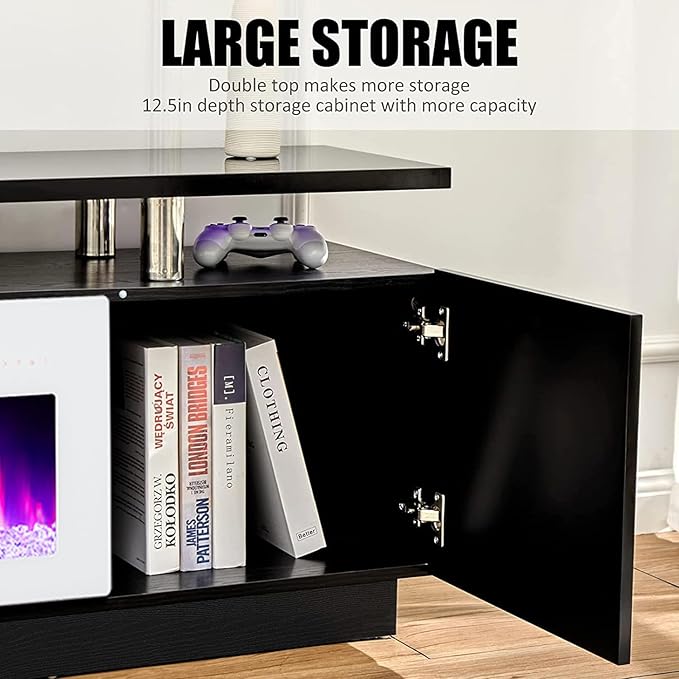 AMERLIFE Fireplace TV Stand
