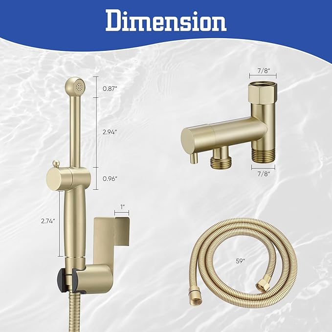 Handheld Bidet Sprayer for Toilet, Handheld Sprayer Attachment for Toilet