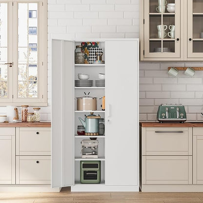 Metal Storage Cabinet-72” Tall Steel File Cabinets