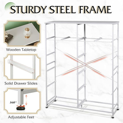 WLIVE Tall White Dresser for Bedroom