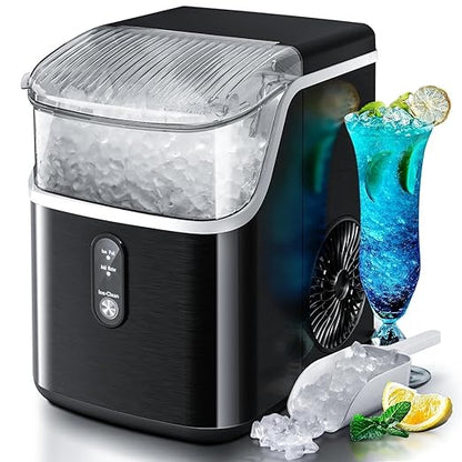 Antarctic Star Nugget Ice Maker Countertop, Chewable Nugget Ice Machine