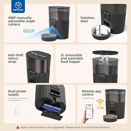 PAPIFEED Automatic Cat Feeder