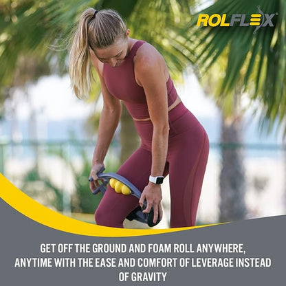 Rolflex Arm & Leg Massager Roller – Muscle Roller to Address Golfer’s Elbow