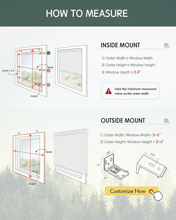 Yoolax Motorized Shades Dual Control, MotionFlex Motorized Roller Shades