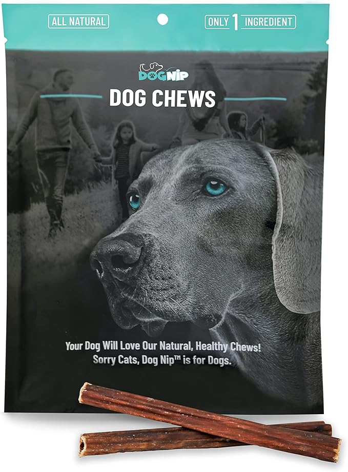 Dog Nip! 6 Inch Taffy Sticks - Gullet Esophagus Sticks (1 Pound) (Approx. 35-45 Pieces) Naturally Rich in Glucosamine and Chondroitin - Joint Health - Grass Fed Beef
