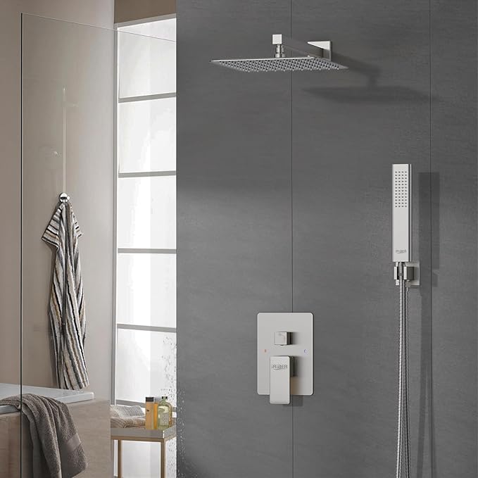 Iriber 12-Inch Rainfall Shower System