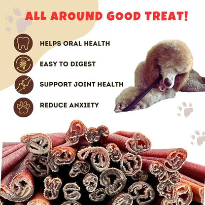 Amazing Dog Treats 12 Inch Collagen Stick - (5 Count) - Collagen Sticks for Dogs - No Hide Dog Bones