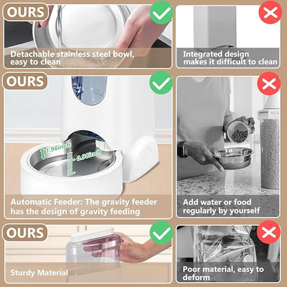 Automatic Cat Feeder and Water Dispenser